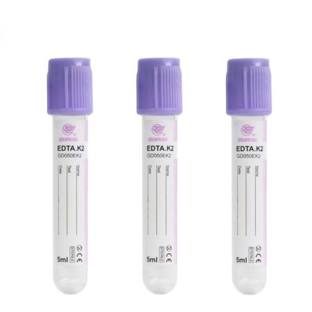 Tubo al vacío, con E.D.T.A. de plástico 5mL