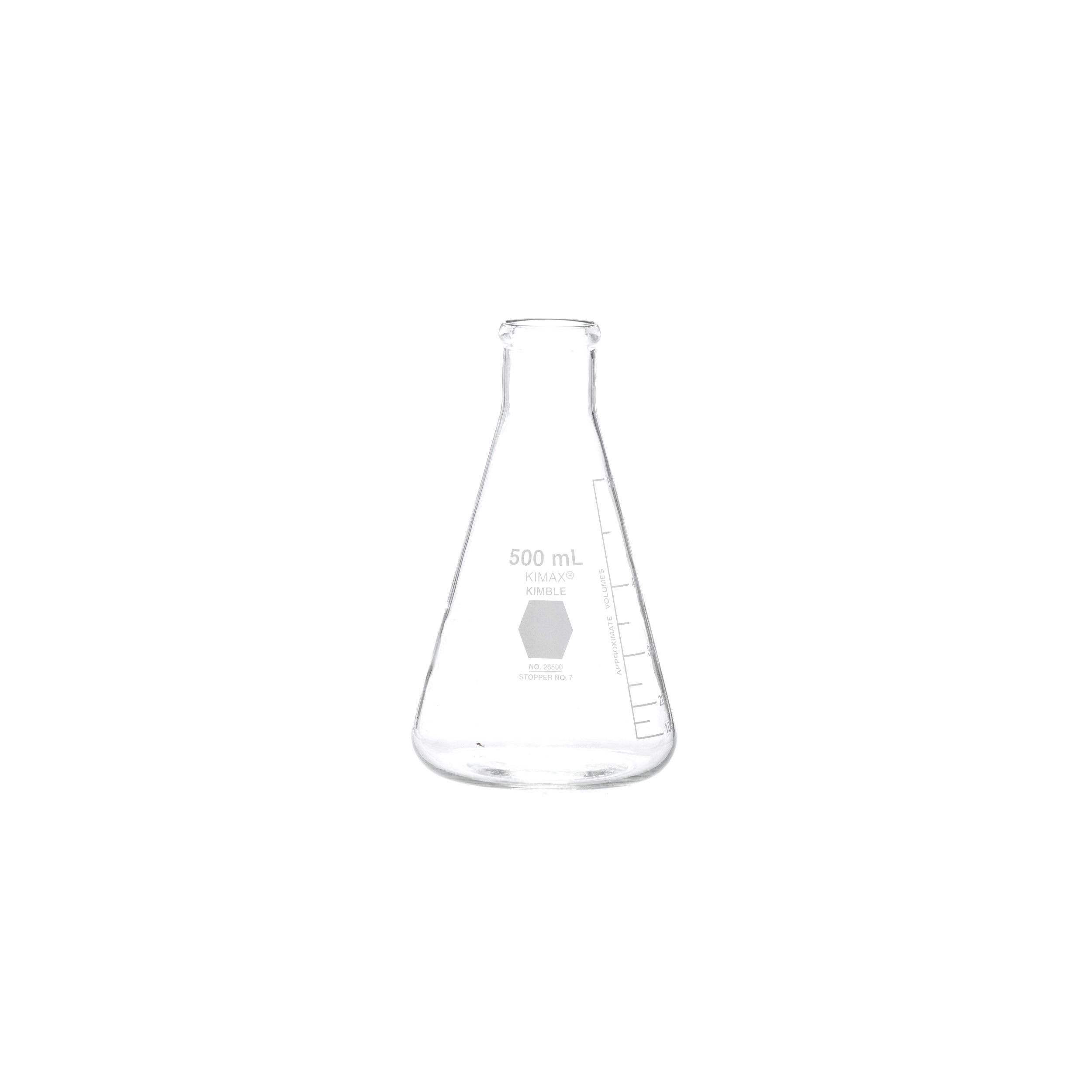 Matraz Erlenmeyer de Vidrio 500 mL | Kimax - Imagen 3