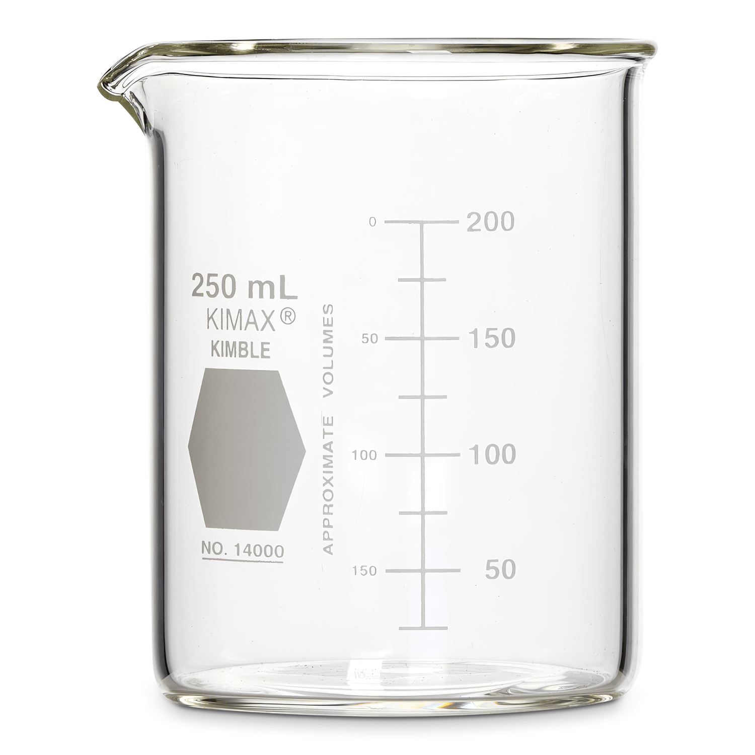 Beaker de Vidrio Borosilicato 250 mL Kimax - Imagen 2