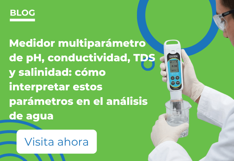 Medidor Multiparámetro pH, Conductividad, TDS y Salinidad