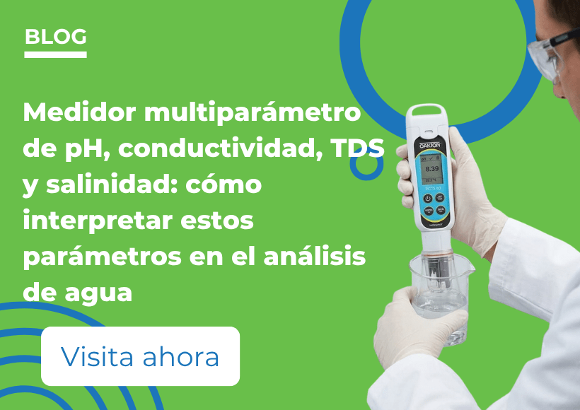 Medidor Multiparámetro pH, Conductividad, TDS y Salinidad